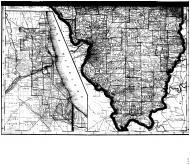 Illinois State Map 2, Lake County 1907